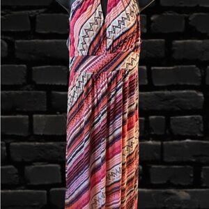 New Directions Multicolor Maxi Dress